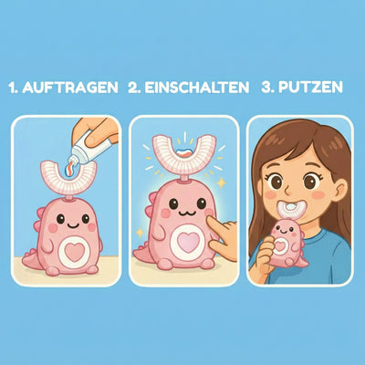DinoBrush™ | Kinder- Zahnbürste 360°
